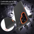 thumbnail image 5 of Aggxpf Samsung Galaxy S23 Ultra Case, Military-Grade Drop Protection Shockproof Protective Phone Case for 6.8" Galaxy S23 Ultra, Orange, 5 of 5