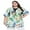 Kimono - 03, variant on Women's Kimono Cardigan Floral Print Drawstring Open Front Loose Top Summer
