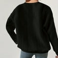 thumbnail image 4 of BEFOKA Womens Casual Shirts Crewneck Long Sleeve Sweatshirt Fashion Pullover Work Tops Basic Tees Shirts Trendy Winter Fall Outfits Clothes 2025 Loose Fits Outerwear, 4 of 8