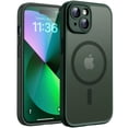thumbnail image 1 of Funda magnética TOCOL para iPhone 13 de 6.1 pulgadas, color verde alpino, 1 of 7