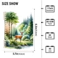 thumbnail image 3 of Deers on Forest Ring Binder Notebook Journey Note Diary College Ruled Spiral Notebook Study Loose Leaf Paper A5 60 Pages, 3 of 8