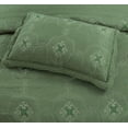 thumbnail image 7 of MarCielo 3-Piece Fully Quilted Embroidery Quilts Bedspreads Bed Coverlets Cover Set, Olive Green,White, Emma(Queen Size, Sage), 7 of 7