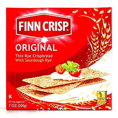 Finn Crisp Original Thin Rye Crispbread 7 oz each (5 Items Per Order