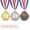 Gold/Silver/Bronze, variant on Uxcell Award Metals Winner Award Medals Prize with Neck Ribbon Red White Blue Bronze
