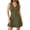 Army Green, variant on Summer Dresses for Women V Neck Sleeveless A Line Tank Top Spring Casual Beach Vacation Short Sundresses
