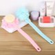thumbnail image 5 of Frotador de espalda de lufa, cepillo corporal de ducha con mango largo con esponja de malla suave para mujer, baño exfoliante de piel, masaje, 5 of 5