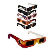Solar Eclipse Glasses pack ISO certified 2024 viewing shade safe for direct sun Shirt + 15 Bundle / Black XX-Large
