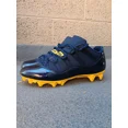 thumbnail image 2 of Ni-k-e Jordan 11 Vapor Carbon Michigan Player Exclusive Football Cleats Size 10.5, 2 of 6