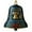 Blue, variant on USA 250th Anniversary Bell Ornament, 2D Acrylic Christmas Gold 250th Anniversarybell Ornament for Patriotic Holidays, Christmas Tree, Collectors Gift，Enamel Crafted Detailing