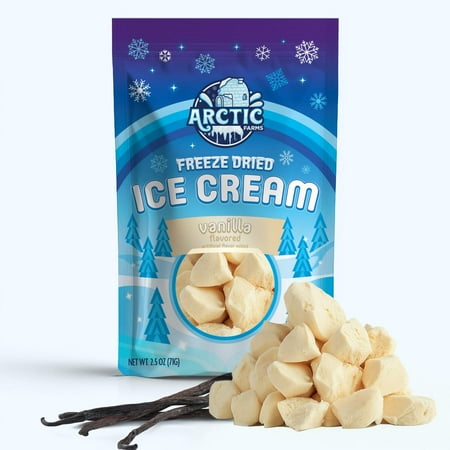 Freeze Dried Ice Cream That Does Not Melt (Bits) (Vanilla) (2.5oz)