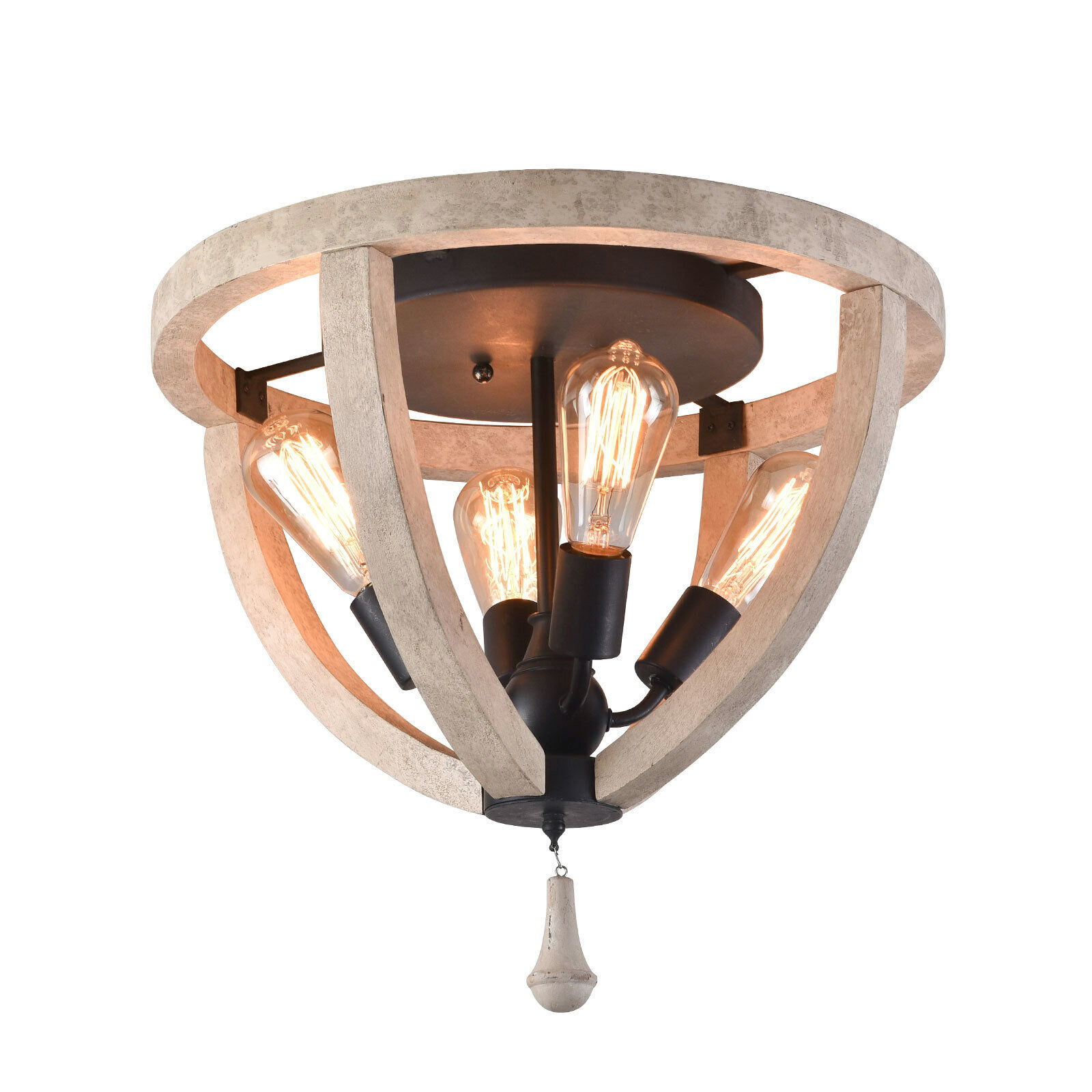 Wood Ceiling Light, Ceiling Light, Ceiling Mount Light Fixture for Bedrooms, Clubs, Craft Rooms, Living Rooms, Dining Rooms