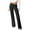 Black, variant on Women's High Waist Athletic Yoga Pants - Workout Leggings with Pockets - Polyester/Spandex - S-XXXL
