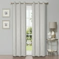 thumbnail image 2 of Superior Wave Blackout Grommet Curtains Panel Set, Ivory, 42" x 84", 2 of 6