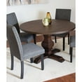 thumbnail image 7 of Roundhill Furniture Kohland 5 Piece Transitional MDF & Oak Dining Table Set, Gray, 7 of 7