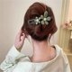 thumbnail image 3 of Pinzas para el pelo xinyu pico de pato estilo retro con flores 3 unidades antideslizantes, 3 of 7