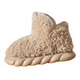 thumbnail image 3 of Zapatillas Altas de Felpa, Zapatillas de Suelo de Suela Gruesa para Dormitorio, Zapatillas de Casa Cálidas de Invierno para Interiores para Adultos, P , 40 a 41 40 a 41 Yinane Pantuflas de felpa, 3 of 8