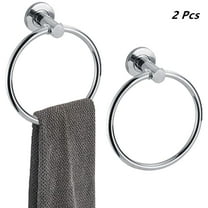 BUBABOX Towel Ring Hand Towel Holderfor Bathroom Wall Mount Towel Holders,Towel Hanger Heavy Duty Stainless Steel for Bath and Kitchen Towel Racks(Sliver1-201)"