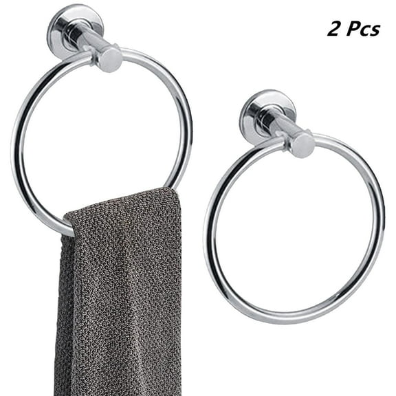 BUBABOX Towel Ring Hand Towel Holderfor Bathroom Wall Mount Towel Holders,Towel Hanger Heavy Duty Stainless Steel for Bath and Kitchen Towel Racks(Sliver1-201)"