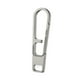 thumbnail image 5 of Titanium aleación carabinero llavero con llavero para billeteras maletas equipaje Gris, 5 of 8