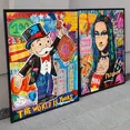thumbnail image 4 of Póster de lienzo con retrato pop de Banksy, arte de pared estético de grafiti moderno, impresiones en HD, decoración para el hogar, dormitorio, sala de estar, regalo, 4 of 5