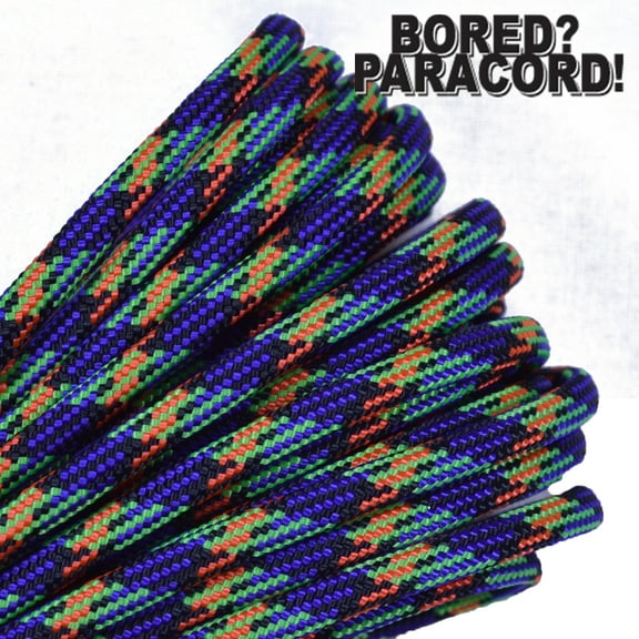 Bored Paracord Brand 550 lb Type III Paracord - Vile 50 Feet
