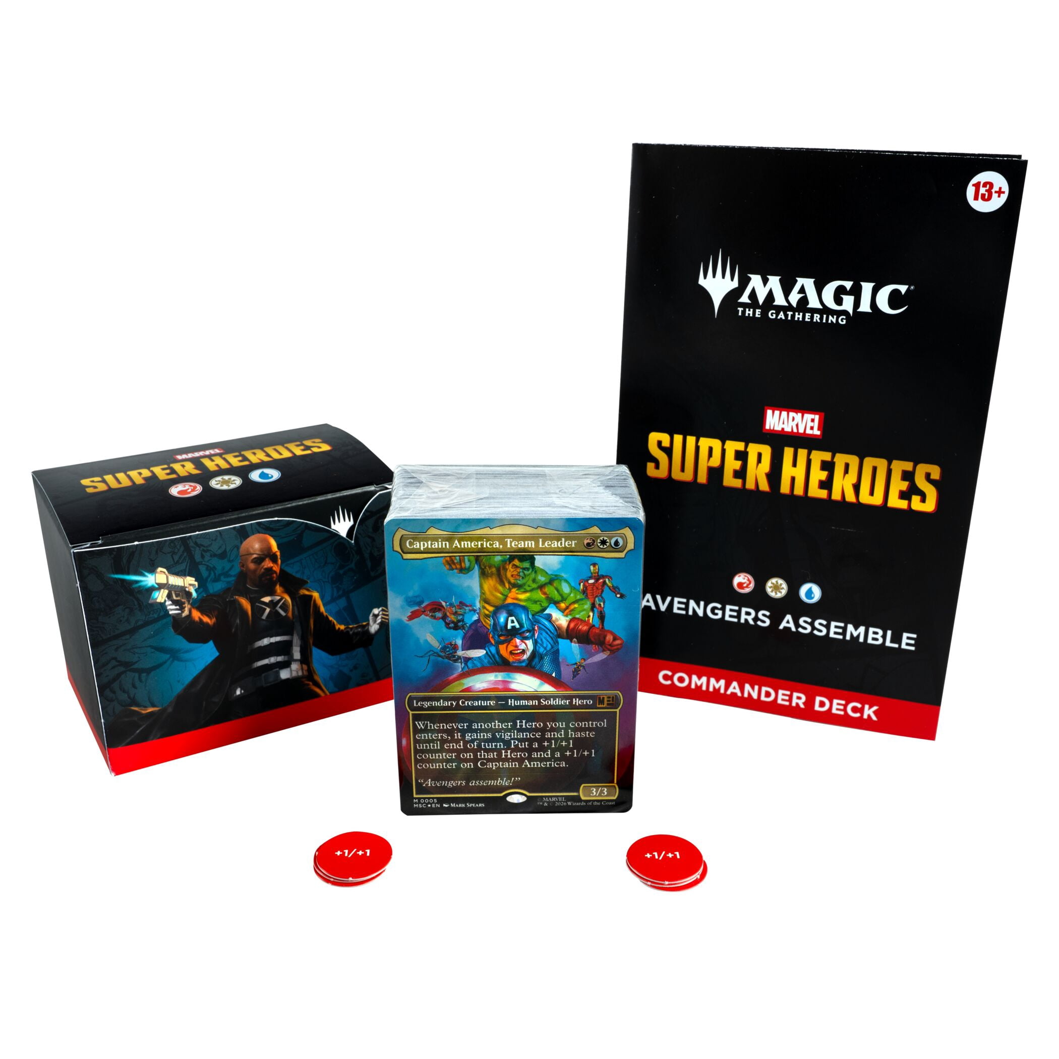 Magic: The Gathering Trading Card Games Marvel Super Heroes Commander Deck Avengers Assemble