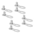 thumbnail image 4 of 4Pair Steel Bike Bicycle Speed Chain Missing Link Connector Parts Cycling Accessory9 Speed Silver, 4 of 8