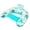 Blue, variant on Inflatable Pool Float Chair - Pool Floaties Chair Floats Loungers for Swimming Pools Floating Lounger with Cup Holders Toy Party Floaties for Adults