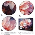 thumbnail image 3 of Designart "Pink Dahlia love expression IV" Floral Floater Framed Canvas Art Print, 3 of 7