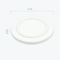 thumbnail image 4 of Tapas de Tazón 4.5" para Tazones 12/17 oz [Paquete de 50], Resistentes, 100 % Biodegradables, Compostables en Casa, sin Plástico, sin BPA, Hechas de Fibras de Bagazo de Caña de Azúcar., 4 of 5