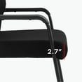 thumbnail image 6 of KLASIKA Desk Chair No Wheels, Arm Chair with Ergonomic Lumbar Support and Thickened Seats Cushion, Waiting Room Chairs for Office School Church Guest Reception, 2 Pack Black, 6 of 7