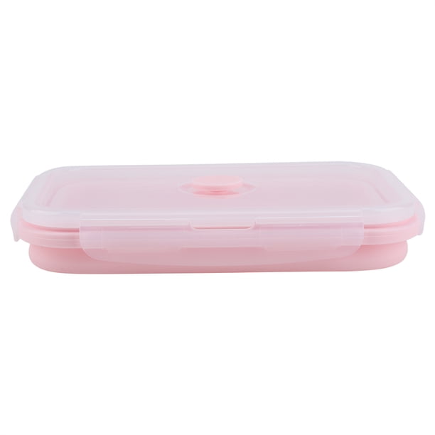 Recipiente De Almacenamiento De Alimentos De Silicona, Fiambrera Plegable No Tóxica Bento, Para Refrigeradores, Hornos Microondas, Lavavajillas, Camping ANGGREK Otros