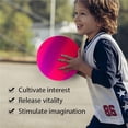 thumbnail image 2 of 8.5 Inch Gradient Rainbow Playground Ball Games Set for Kids Soft PVC Bouncy Kick Ball for Backyard Park and Beach Outdoor Fun Type2, 2 of 9
