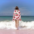 thumbnail image 4 of Cute Berry Star Pink Bath Towel, Highly Absorbent towels for bathroom Quick Drying Microfiber Bath Towels for Body, Soft Shower Towels for Sport, Yoga, SPA, Gym 27x55in, 4 of 5