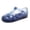 Dark Blue, variant on Xfvqtps Kids Girls Jelly Sandals Closed Toe Princess Flat Thick Sole Summer Beach Waterproof Fisherman Gladiator Sandals
