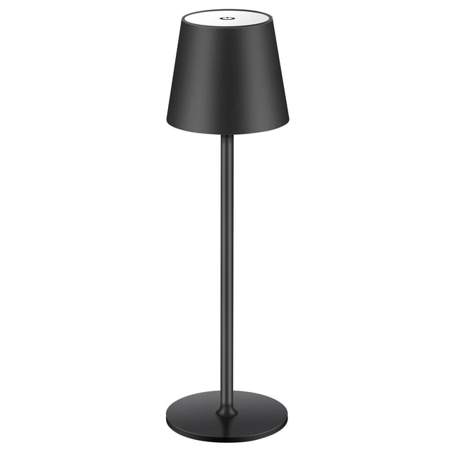 BGFHome Lámpara de mesa inalámbrica Lámpara de escritorio LED 5000 mAh Lámpara de luz nocturna táctil recargable Diseño minimalista inalámbrico para restaurante/dormitorio/bares/fiesta al aire libre/c