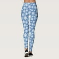 thumbnail image 4 of Mepaouo Women's Christmas Crossover Leggings High Waisted Buttery Soft Printed Tights, 4 of 5