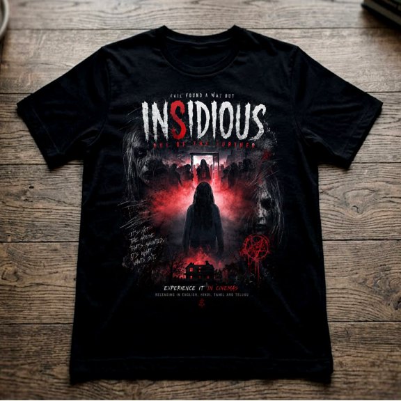 Insidious Out of the Further Red Door Vintage T-Shirt, Horror Movie Graphic Tee