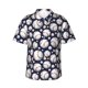 thumbnail image 1 of Fotbe Cute Basebal Camisa Hawaiana para Hombre Unisex – Camisa Casual de Verano con Botones de Manga Corta de Algodón y Lino,X-Large, 1 of 7