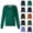 #02Army Green, variant on Terylene Twill Fabric Women’s Round Neck Button‑Up Scrub Cardigan Long Sleeve Medical Workwear Top Brown M