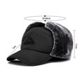 thumbnail image 6 of sunsanly Unisex Winter Hat Thickened Fleece Lined Ear Protection Windoroof Buckle Fasten Heat Retention Outdoor Skiing Skating Snowboarding Lei Feng Hat, 6 of 8