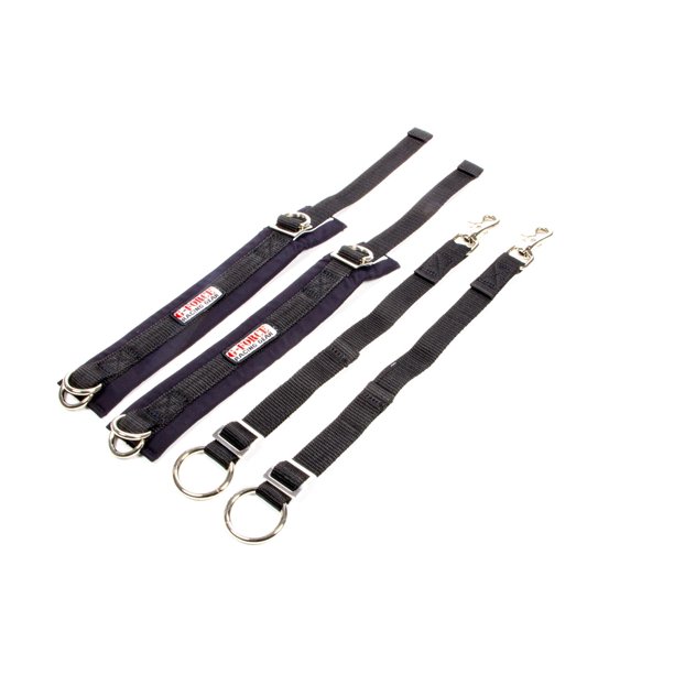 GForce Black Adult Individual Straps Arm Restraint Harness P/N 4087BK