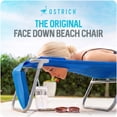 thumbnail image 3 of Ostrich Chaise de Plage Sud, Fauteuil Inclinable de Camping Extérieur Portable pour Piscine avec Sangle de Transport, Bleu, 3 of 13