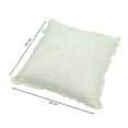 thumbnail image 3 of Cojín Decorativo Home Trends Cuadrado Blanco, 3 of 4