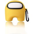 thumbnail image 1 of Among Us Airpods Pro Case Protective Cover,Fully Protected Shockproof Cute Case Cover with Keychain Clip Carabiner and Neck Running Strap,Compatible with Apple AirPods Pro/3 (Amon Yellow), 1 of 4
