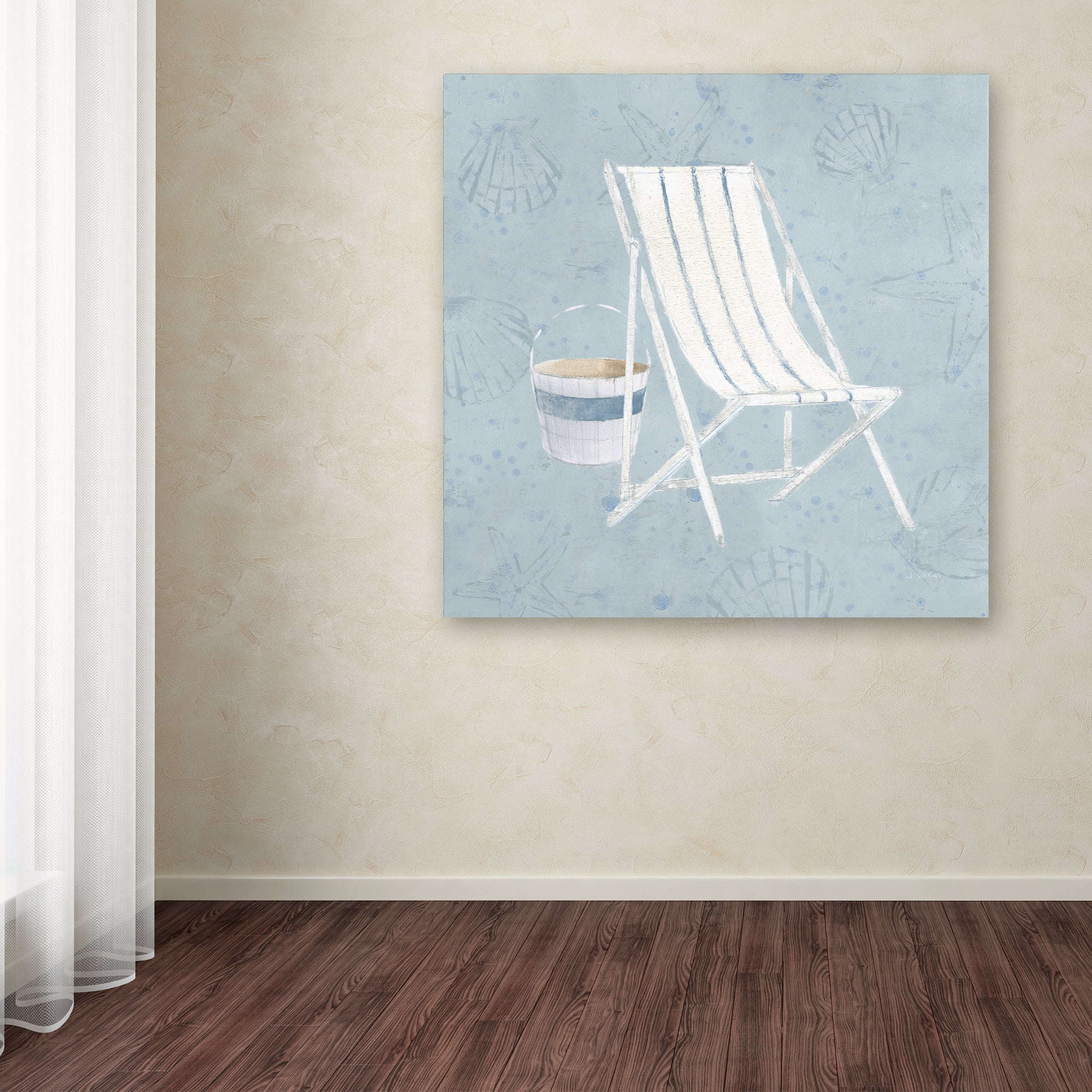 Trademark Fine Art 'Serene Seaside III' Canvas Art by James Wiens