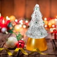 thumbnail image 2 of Christmas Tree Decorations,Christmas Tree Crystal Ball Music Box - Snow Globe Light Gift Night Light Ornament, 2 of 5