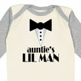 thumbnail image 4 of Inktastic Auntie's Lil Man Boys Long Sleeve Baby Bodysuit, 4 of 5