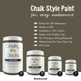 thumbnail image 6 of Chalky Chicks 4 Fl Oz Matte Beachwood (Brown/Gray) Chalk Paint for Furniture Without Sanding - No Prep Furniture Paint No Sanding All in One for Crafts, Wood, Walls, Cabinet,Metal, Dresser, Farmhouse, 6 of 9