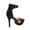 Black Nubuck, variant on Young- 2 Women's Fashion Ankle Strap Buckle Slip On Pointy Toe Stiletto Pumps Shoes